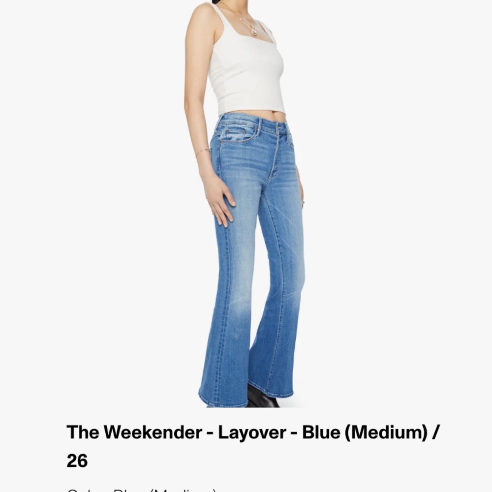 Mother denim Weekender layover